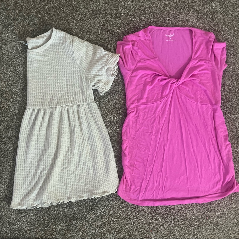 MATERNITY SHIRT BUNDLE SIZE SMALL/MEDIUM